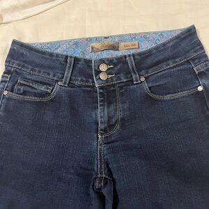 PAIGE High Rise Dark Indigo Jeans